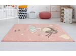 Tapis de salon BALLERINA Rose foncé - Textile - 100 x 1 x 150 cm