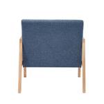 Fauteuil BONIFACIO Bleu - Textile - 74 x 77 x 69 cm