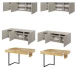 Kinderzimmer-Set TEEN FLEX 8-teilig Grau - Holzwerkstoff - 300 x 76 x 110 cm