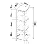 Standregal Akaa Höhe: 133 cm