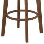 Tabouret de bar Vahina (Lot de 2) Noir - Bois massif - 38 x 66 x 38 cm