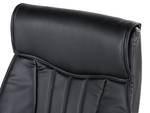 Fauteuil de bureau TRIUMPH Noir - Argenté - Cuir synthétique - 68 x 111 x 68 cm