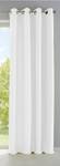 Vorhang Ösen Leinen Optik Grobfaser Weiß - Textil - 140 x 225 x 1 cm