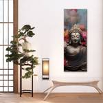 KUNSTDRUCK Buddha and Lotus Flower 4 30 x 90 cm