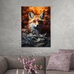 Leinwandbild Fox-Money 60 x 90 cm