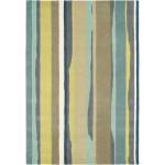 Tapis salon CRESSIDA Vert - Fourrure véritable - 170 x 18 x 240 cm