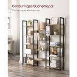 Bücherregal Libreville Braun - Holzwerkstoff - 158 x 166 x 24 cm