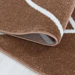 Tapis salon BENAPO 120x170 marron Marron - 120 x 170 cm