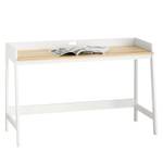 Bureau FWT41-WN Blanc - Bois manufacturé - 125 x 80 x 51 cm