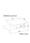 Couchtisch Wei脽 Cordoba Arsenal