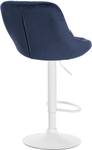 Tabouret de bar Lazio Lot de 2 Bleu - Blanc