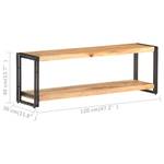 TV-Schrank 3004707-2 Schwarz - Breite: 120 cm