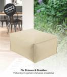 Pouf mit Schutzhülle Der Ruhestifter Beige