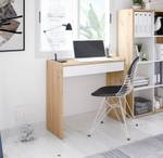 Linearer Schreibtisch mit Schublade