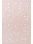 Tapis lavables pour enfants Inka Rose foncé - Fibres naturelles - 80 x 1 x 120 cm