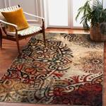 Wollteppich Polonia Boho Rosette Rot 235 x 350 cm