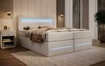 Boxspringbett Minera Beige - Breite: 160 cm - H2