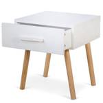 Chevet 1905 Blanc - Bois massif - Bois/Imitation - 40 x 46 x 40 cm