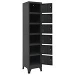 Armoire à casiers 294428-1 Anthracite - Profondeur : 40 cm