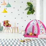 Spielzelt Kuppel Grün - Pink - Weiß - Kunststoff - Textil - 160 x 151 x 140 cm
