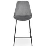 Tabouret De Bar SPARK Noir - Gris - Noir