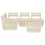 Mobilier de jardin Beige - Bois massif - Bois/Imitation - 60 x 65 x 60 cm