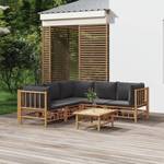 Garten-Lounge-Set 3028492-20 (6-teilig) Braun - Dunkelgrau - Grau