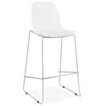 Tabouret De Bar BERLIN Blanc - Gris