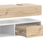 Waschbeckenunterschrank Henri 40823 Braun - Weiß - Holzwerkstoff - 100 x 20 x 40 cm