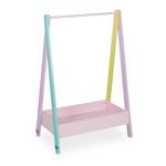 Kleiderständer für Kinder Pink - Türkis - Gelb - Holzwerkstoff - 65 x 99 x 42 cm