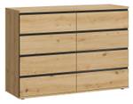 Schlafzimmer-Set NAXOS 3-teilig Braun - Holzwerkstoff - 346 x 210 x 58 cm