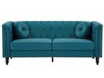 Couchgarnitur TURNER 2er-Set Blau