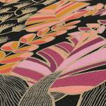 Tapete Vlies Floral Schwarz Pink Orange Schwarz - Gold - Orange - Pink - Violett