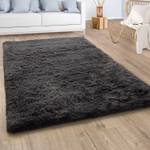 Hochflor-Teppich Silky 591 Anthrazit - 80 x 80 cm