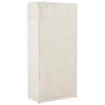 Armoire 297468 Blanc - Textile - Bois/Imitation - 40 x 40 x 79 cm