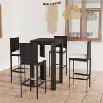 Bar-Set (5-teilig) 3011734-2 Schwarz - Metall - 61 x 111 x 61 cm