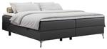 Boxspringbett LESS Breite: 200 cm - H4 - Kunstleder