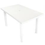 Table rectangulaire en pvc Blanc - Matière plastique - 126 x 72 x 126 cm