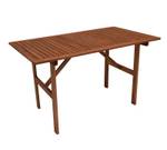 Tisch BRASILIA 120x70cm, Eukalyptus Braun - Massivholz - Holzart/Dekor - 120 x 74 x 70 cm