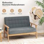 Doppelsofa VH33389SD Grau - Massivholz - 72 x 77 x 114 cm