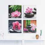 Leinwandbilder Set Zen Orchideen