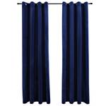 Rideau(lot de 2) 299471 Bleu nuit - Hauteur : 175 cm