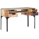 Schreibtisch Metall - Massivholz - 118 x 75 x 118 cm