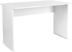 Bureau simple en bois blanc Blanc - Bois manufacturé - 60 x 76 x 114 cm