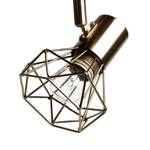 Plafonnier MIA Laiton - Gris métallisé - Nb d'ampoules : 3
