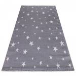 Tapis enfant STAREAM 120x170 argent Argenté - Matière plastique - 120 x 11 x 170 cm