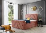 1x Box Spring Lit Twister Rose foncé