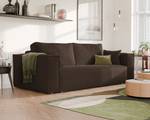 Sofa Bali Braun - Holzwerkstoff - 255 x 59 x 105 cm