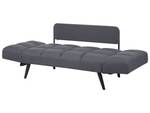 2-Sitzer Sofa BREKKE Schwarz - Dunkelgrau - Grau