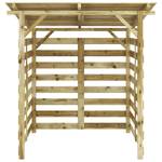 Holzunterstand 43325 Braun - Massivholz - Holzart/Dekor - 180 x 189 x 180 cm